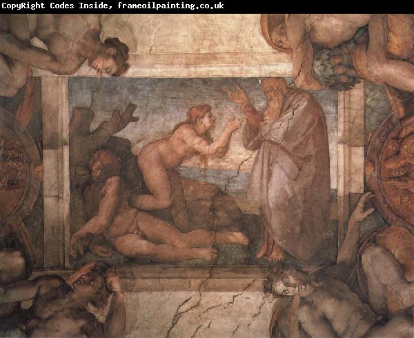 Michelangelo Buonarroti Die Erschaffung der Eva